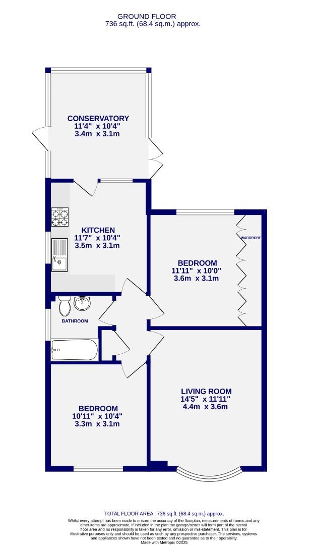 Floorplans For Riverside Crescent, Huntington, York