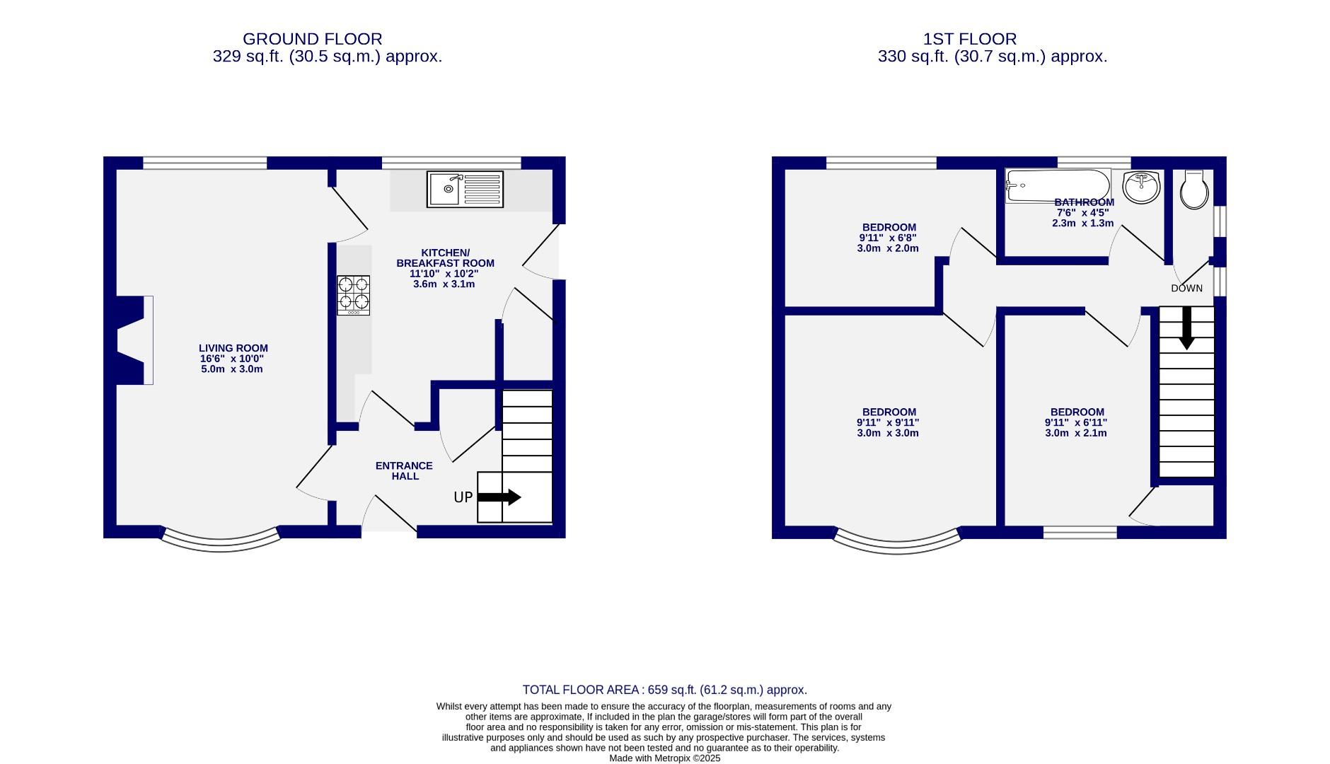 Floorplans For Dilys Grove, York