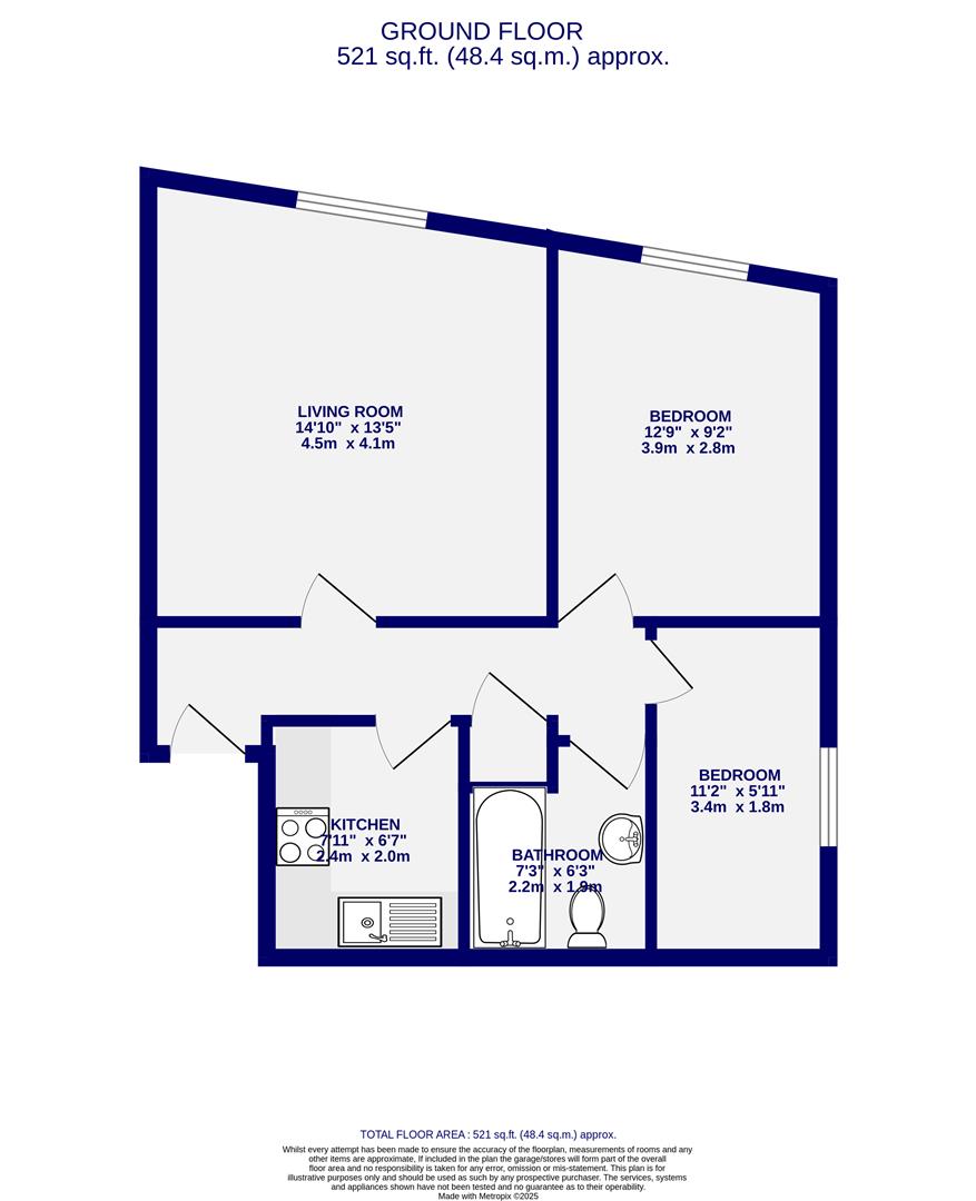 Floorplans For St. Catherines Place, Holgate, York, YO24 4BY