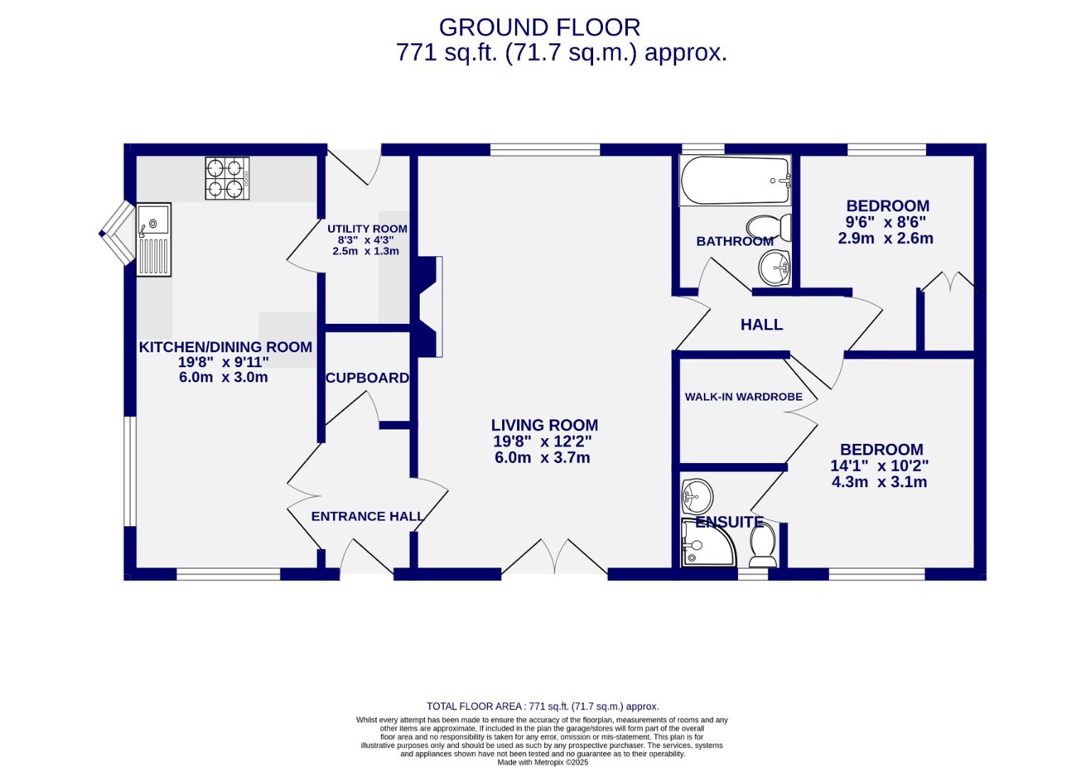 Floorplans For The Willows, Acaster Malbis, York