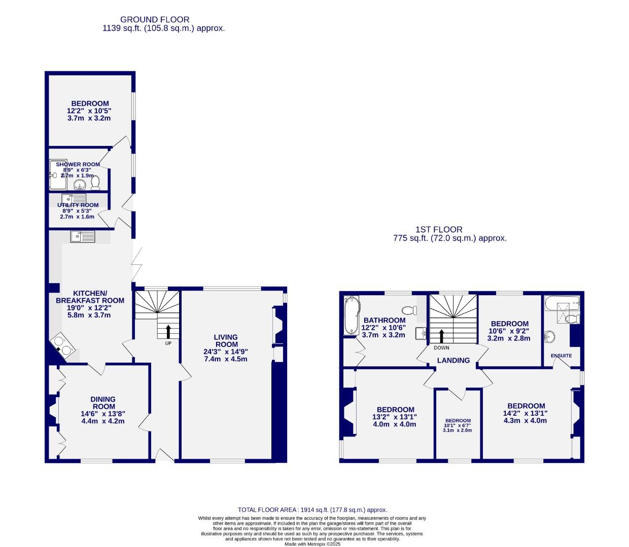 Floorplans For Church Street, Dunnington, York