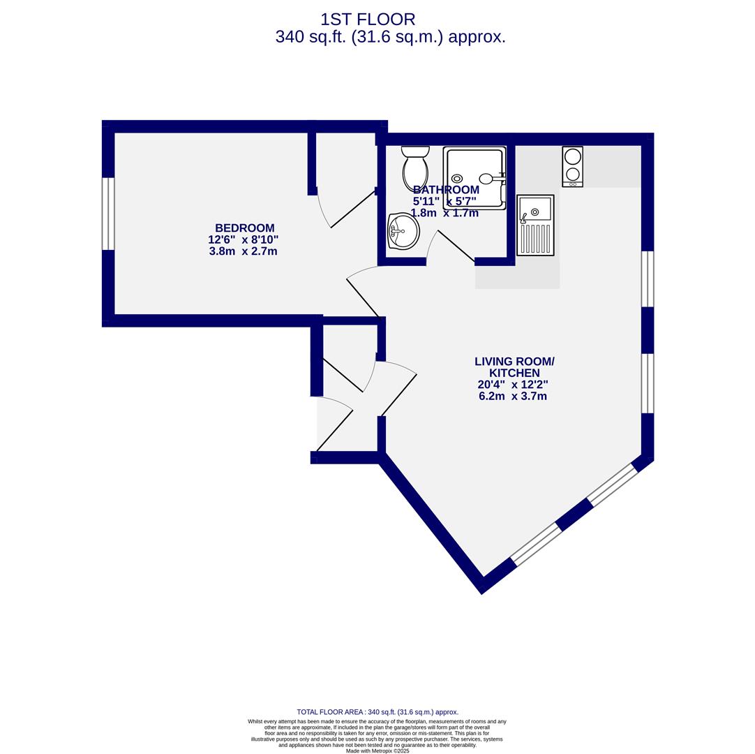 Floorplans For Little Kent Mews, Fishergate, York, YO10 4EP