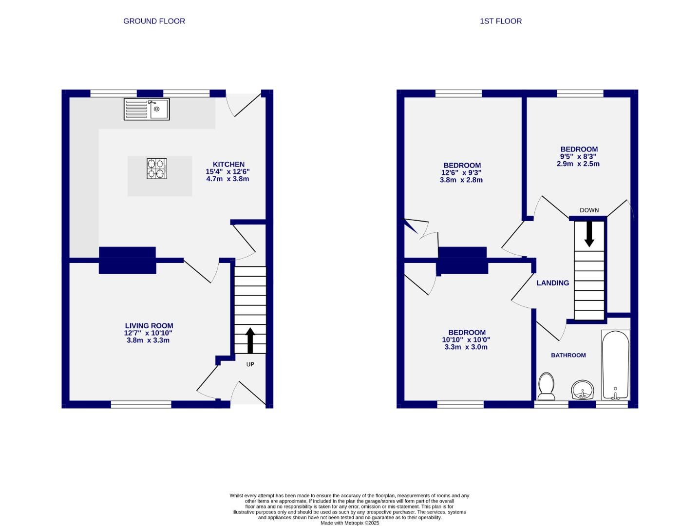 Floorplans For Burrill Avenue, York