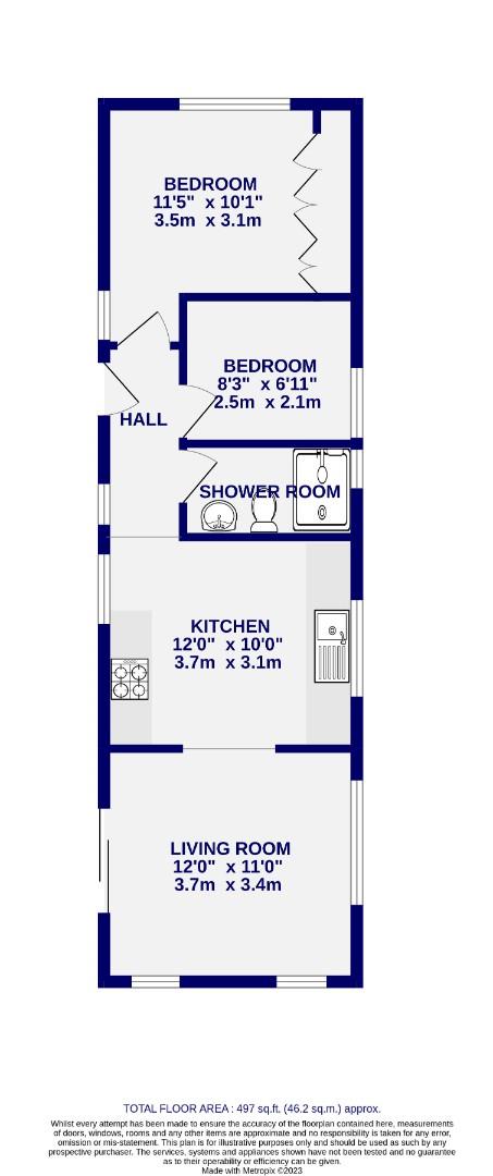 Floorplans For Pleasant Avenue, Acaster Malbis, York