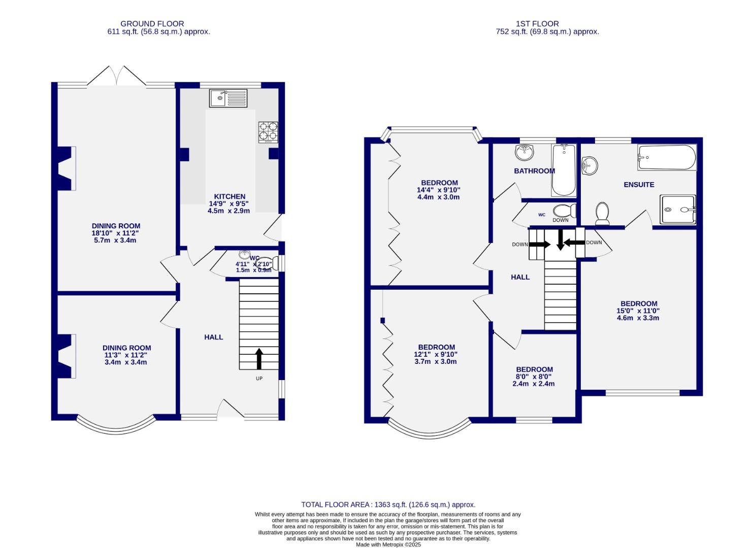 Floorplans For Lycett Road, York