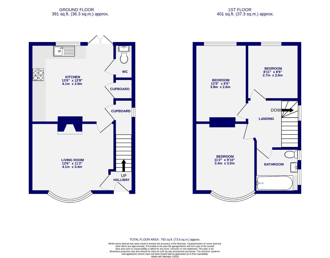 Floorplans For Middleton Road, Acomb, York