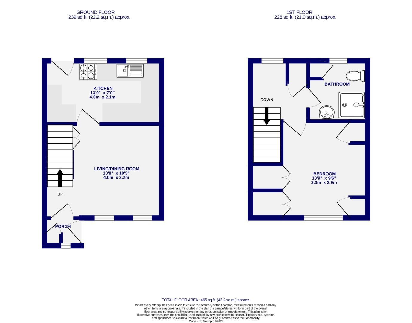 Floorplans For Lydham Court, York