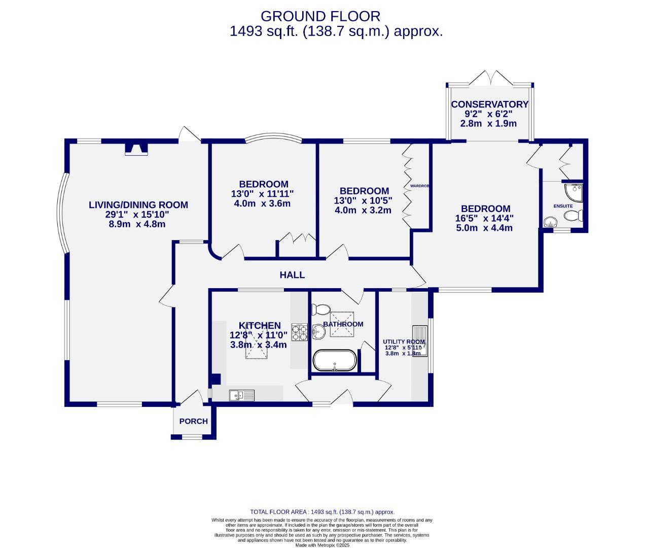 Floorplans For Main Street, Askham Bryan, York