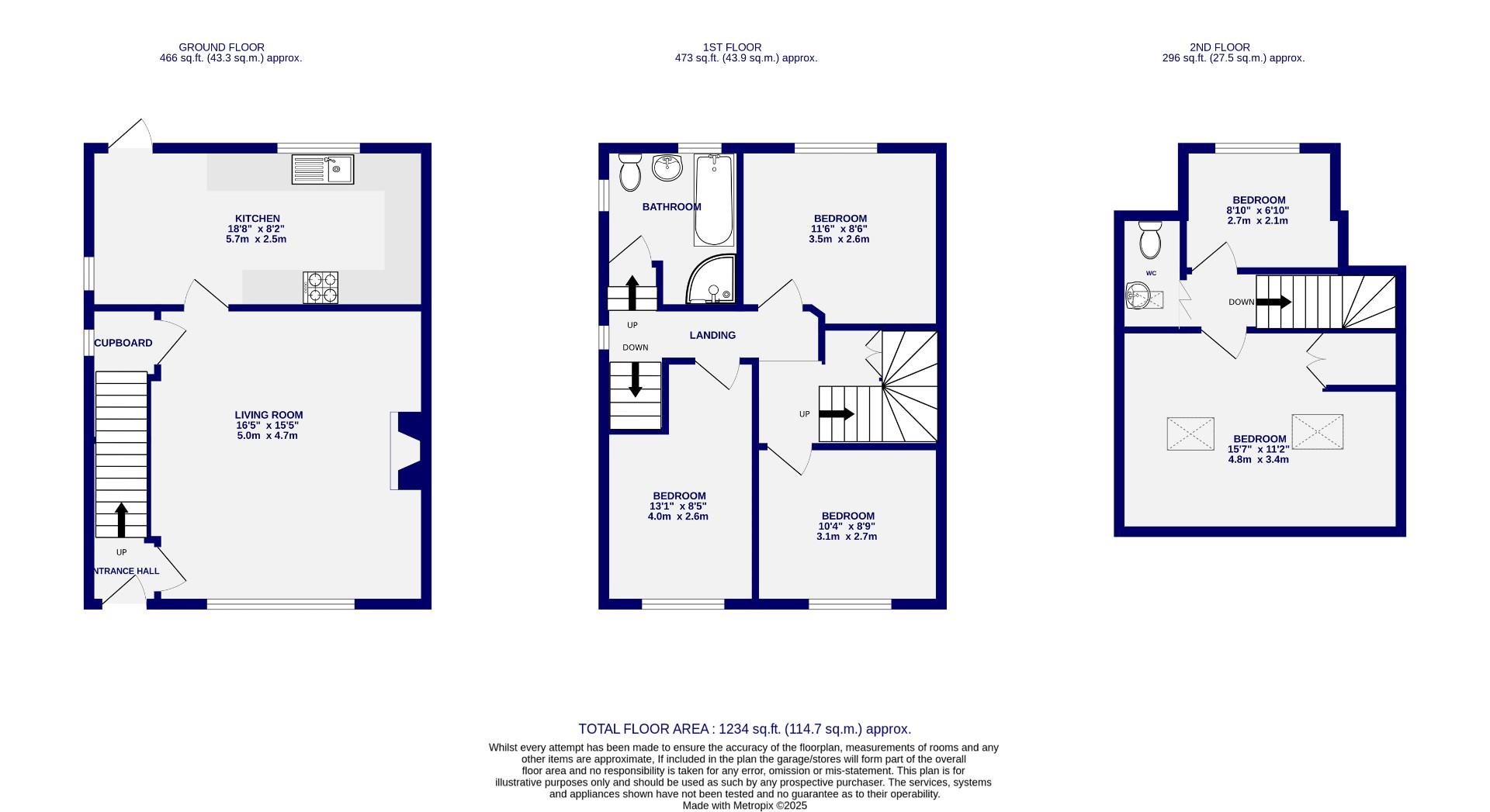 Floorplans For Carter Avenue, Tang Hall, York