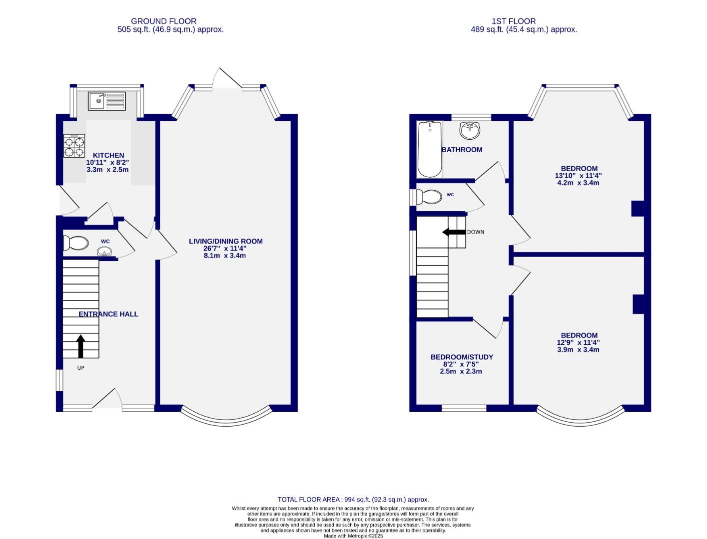 Floorplans For Middlethorpe Grove, York