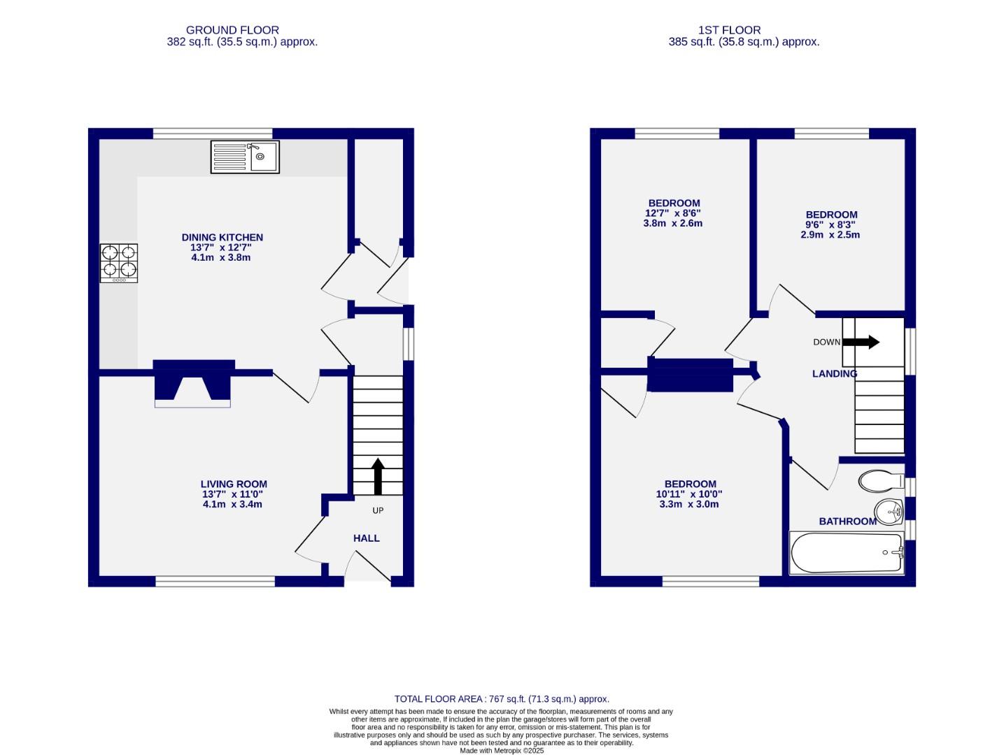 Floorplans For Crombie Avenue, York