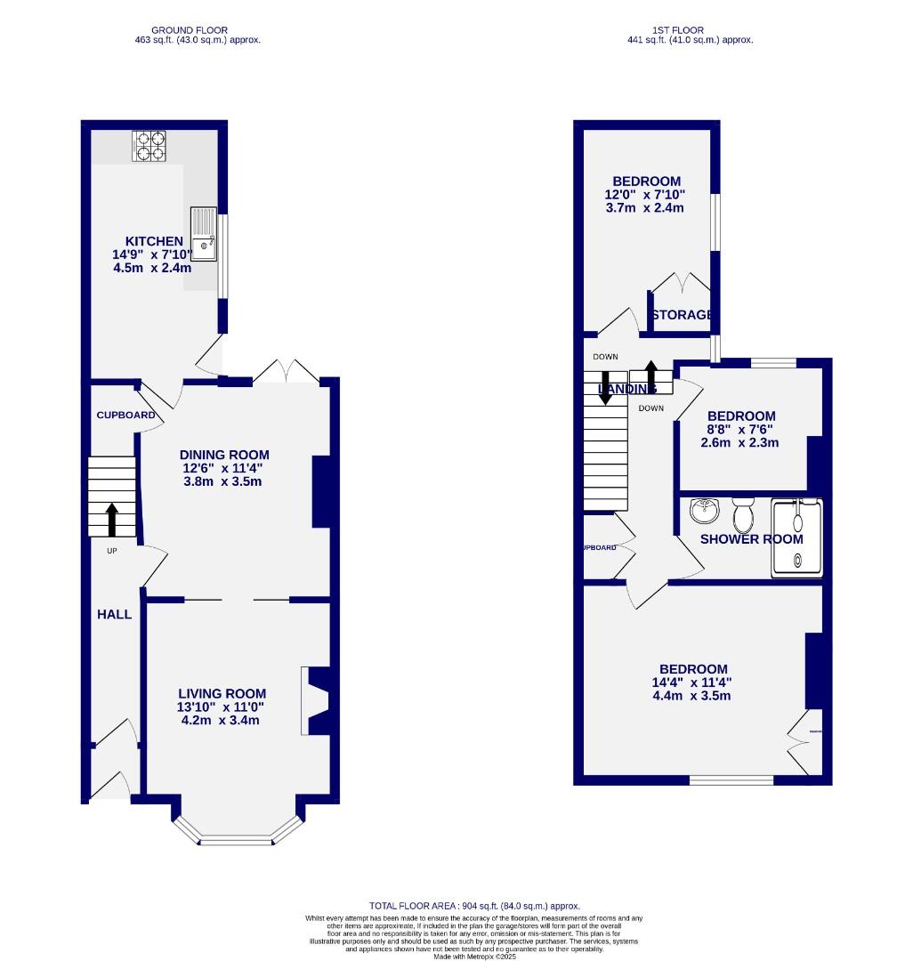 Floorplans For Beaconsfield Street, Acomb, York