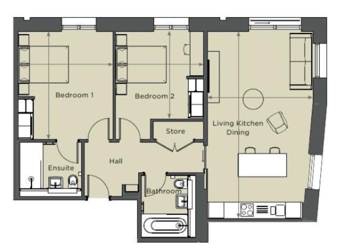 Floorplans For Waverley, Hudson Quarter, York