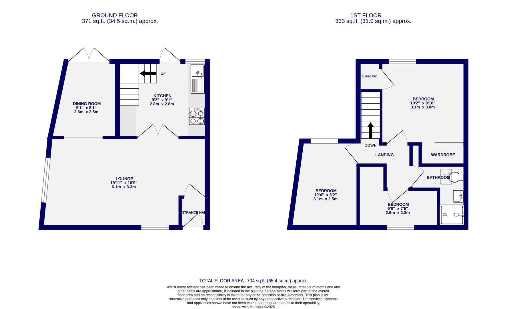 Floorplans For Cobble Court Mews, Shaws Terrace, York, YO24 1BB
