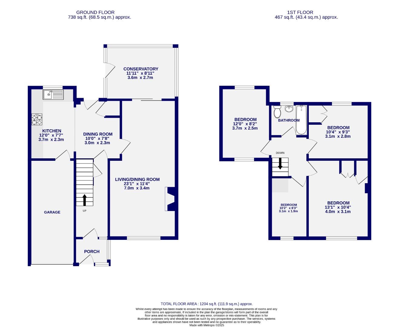 Floorplans For Glenridding, York