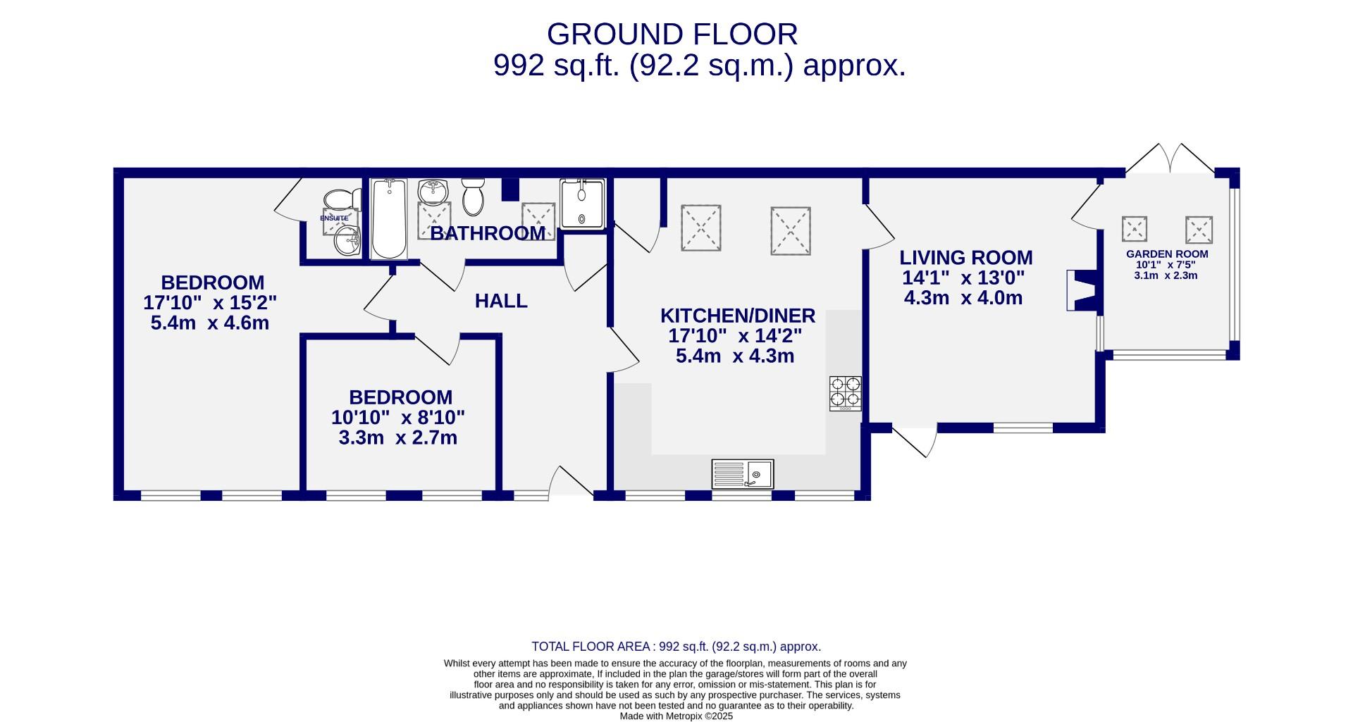 Floorplans For Sterne Way, Sutton-On-The-Forest, York