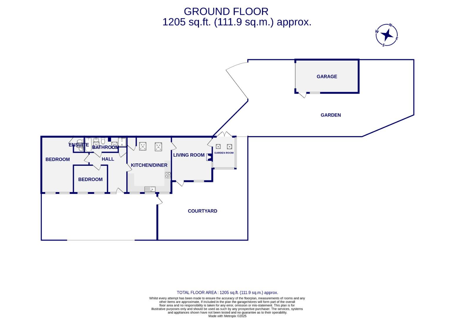 Floorplans For Sterne Way, Sutton-On-The-Forest, York