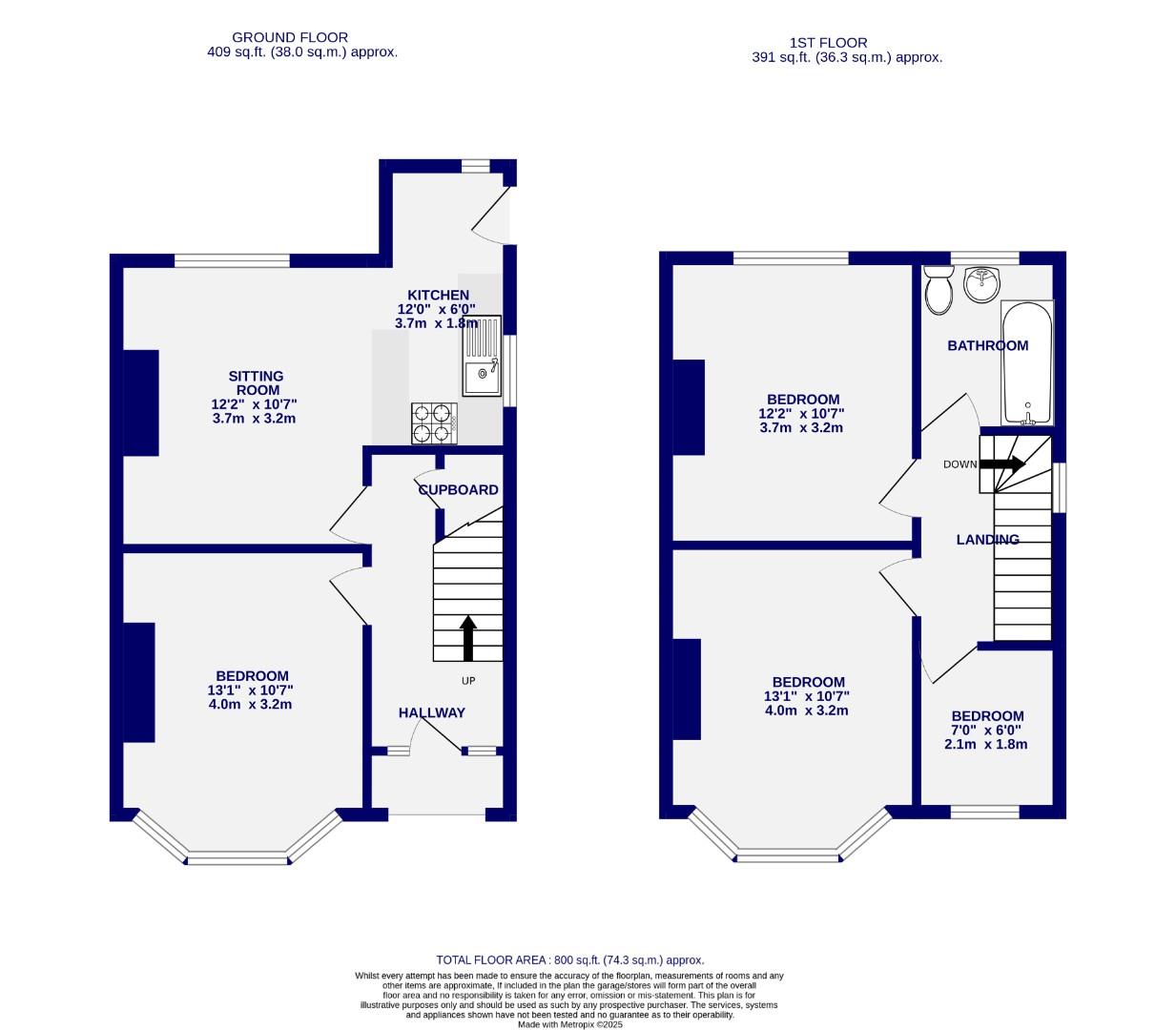 Floorplans For Burniston Grove, York