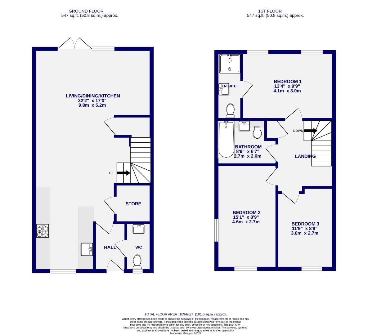 Floorplans For Cocoa Gardens, Wigginton Road, York