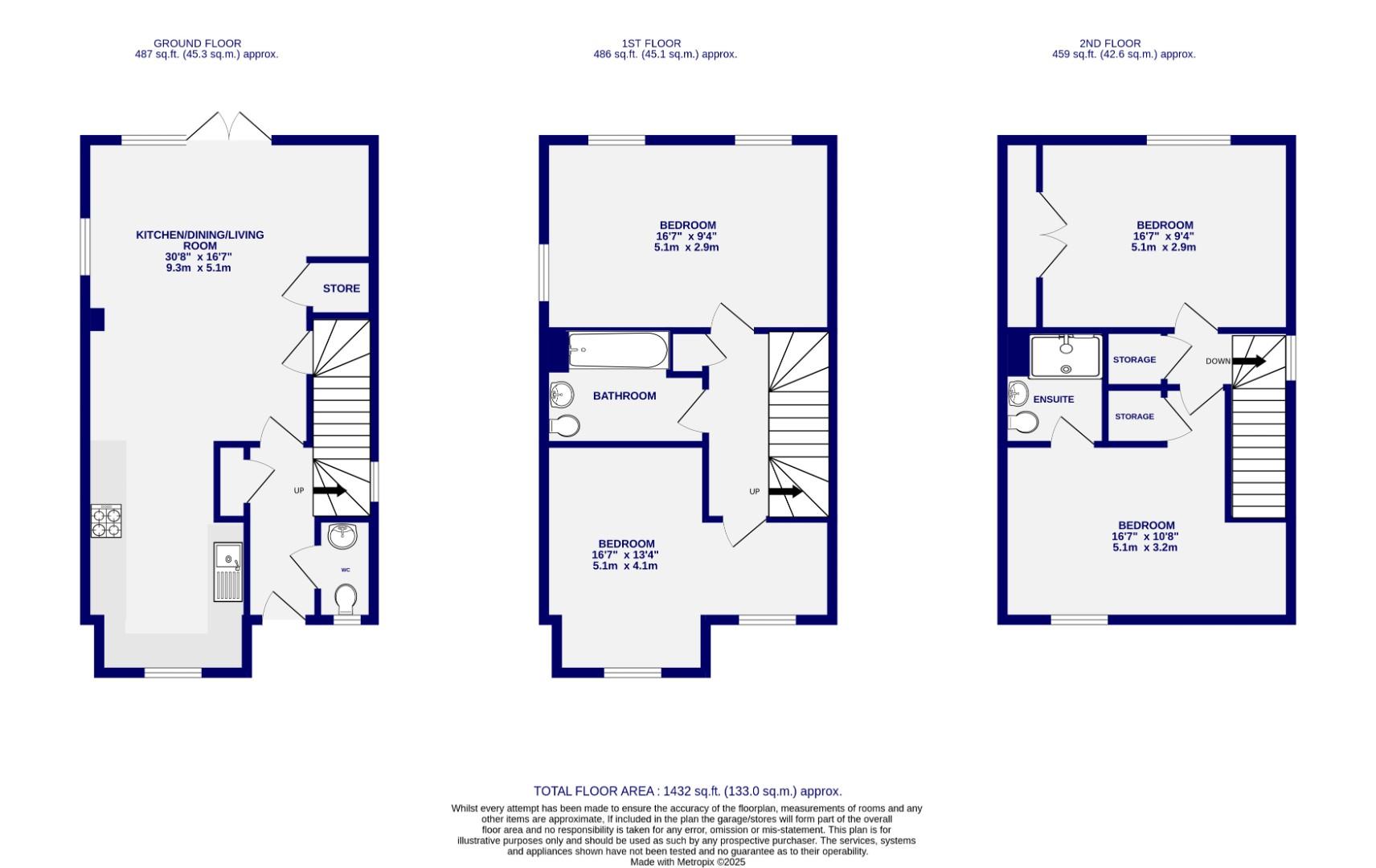Floorplans For Cocoa Gardens, Wigginton Road, York