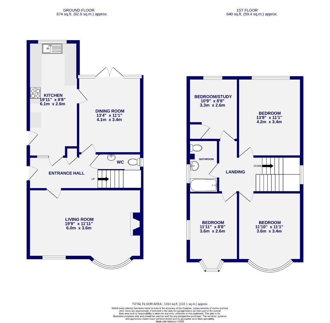 Floorplans For Eastfield Avenue, Haxby, York
