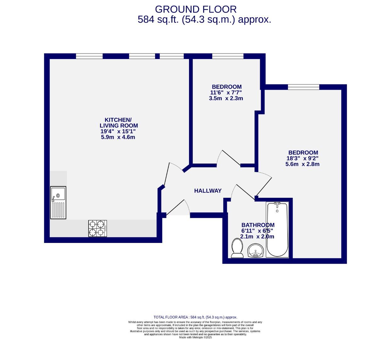 Floorplans For Neptune House, Olympian Court, York
