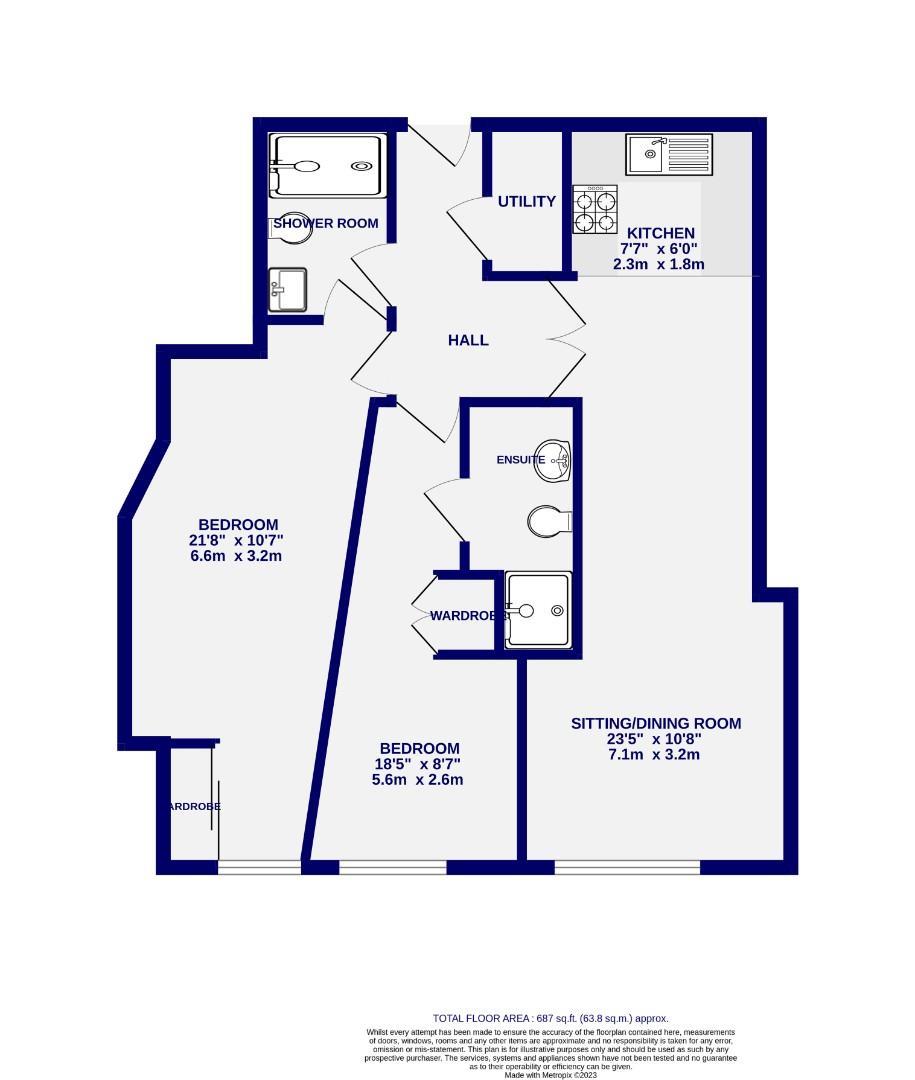 Floorplans For Cocoa Suites, Navigation Road, York, YO1 9AE