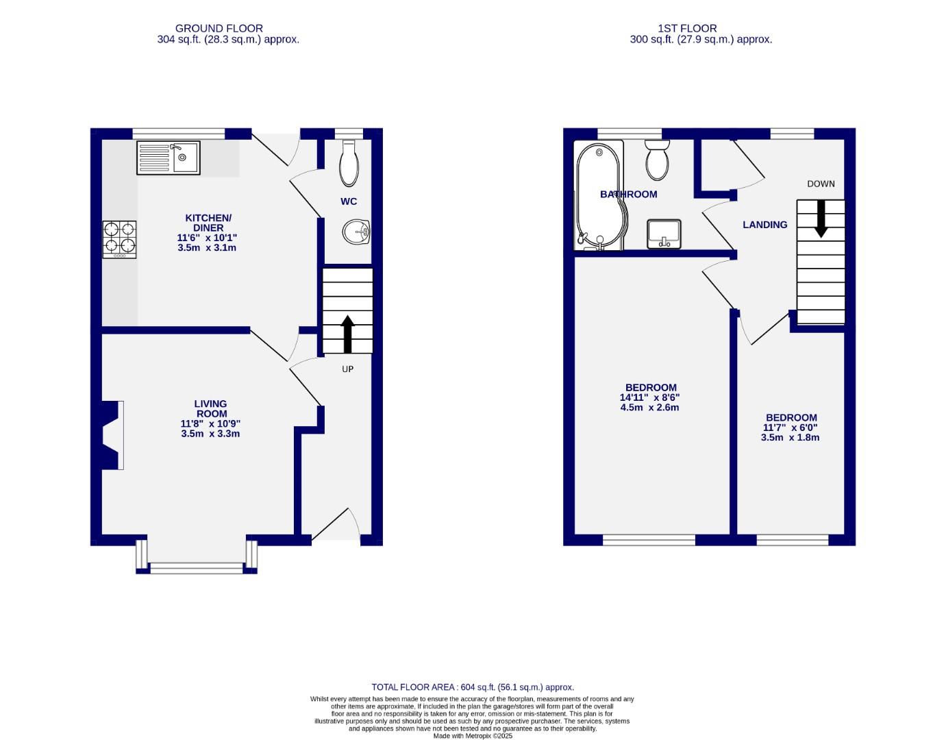 Floorplans For Yarburgh Grove, York