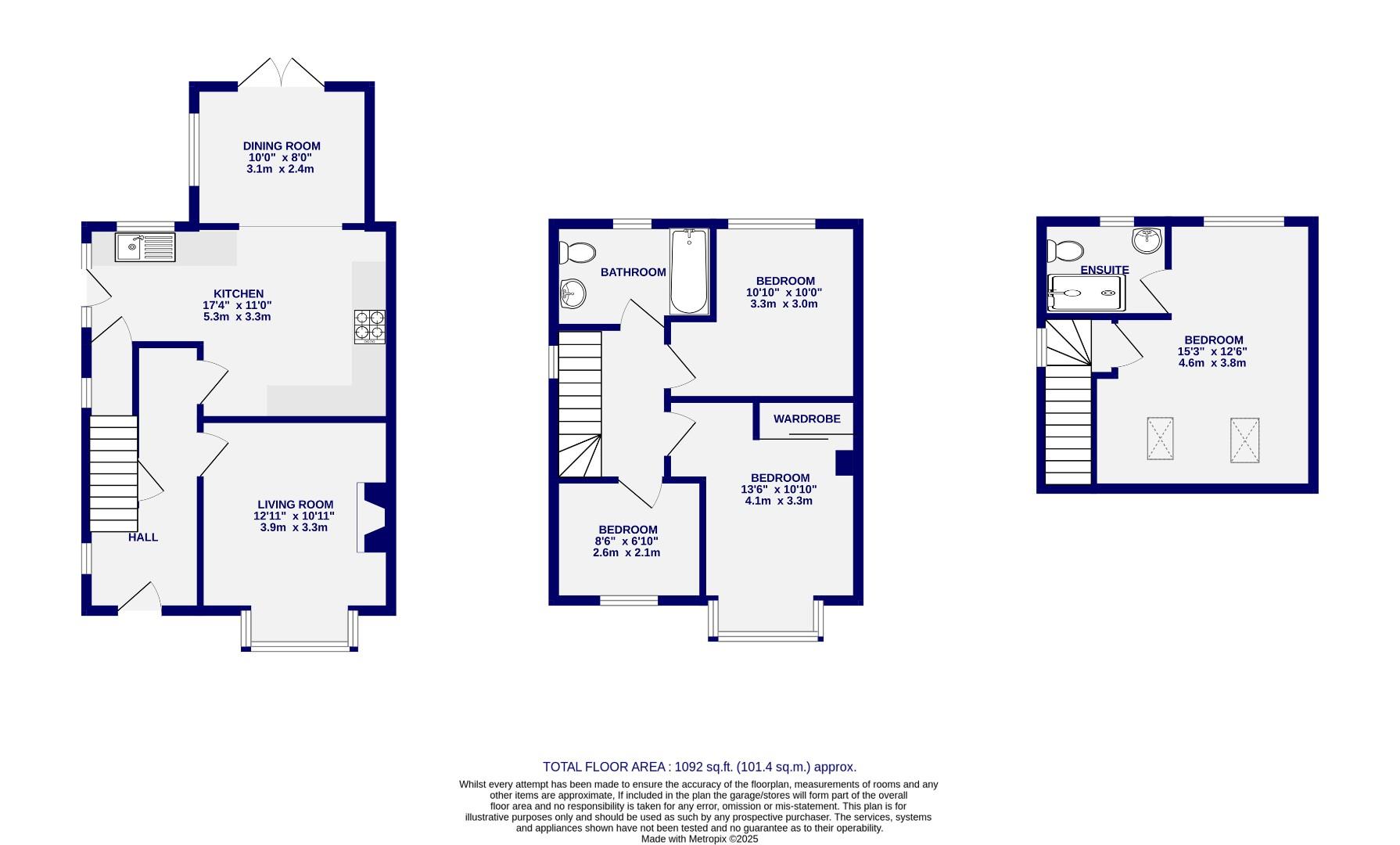 Floorplans For Whernside Avenue, York