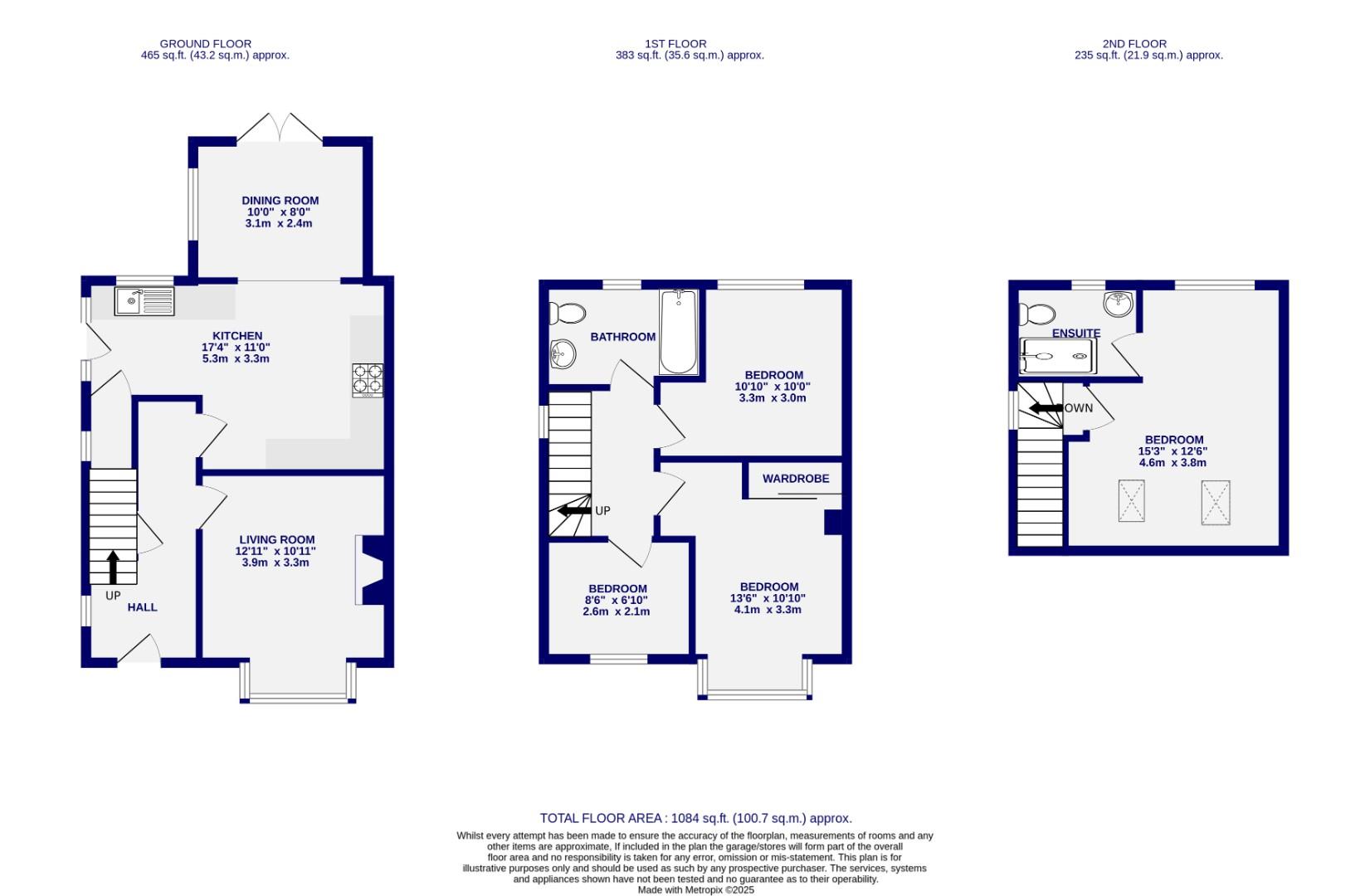 Floorplans For Whernside Avenue, York