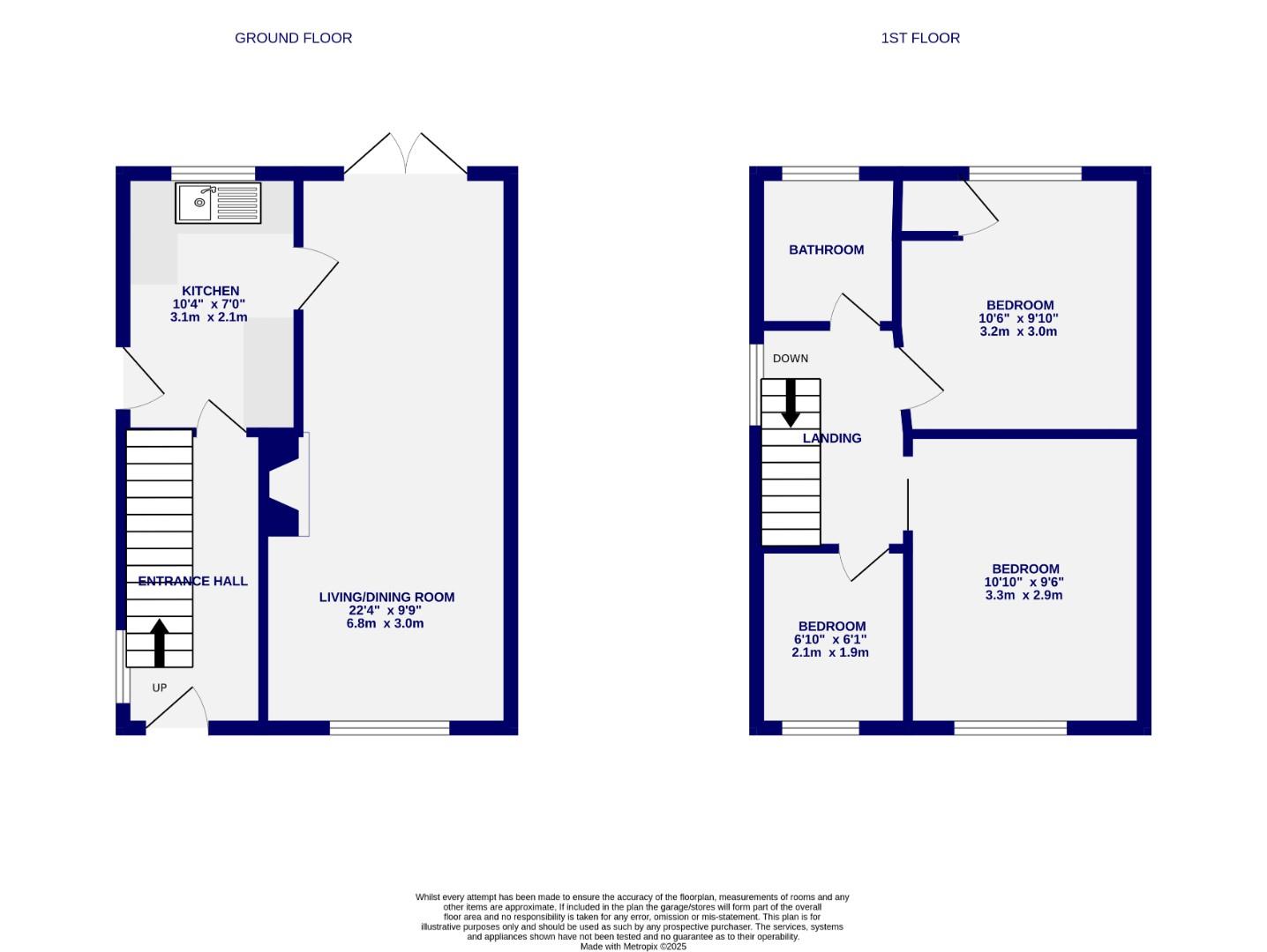 Floorplans For Whitethorn Close, York