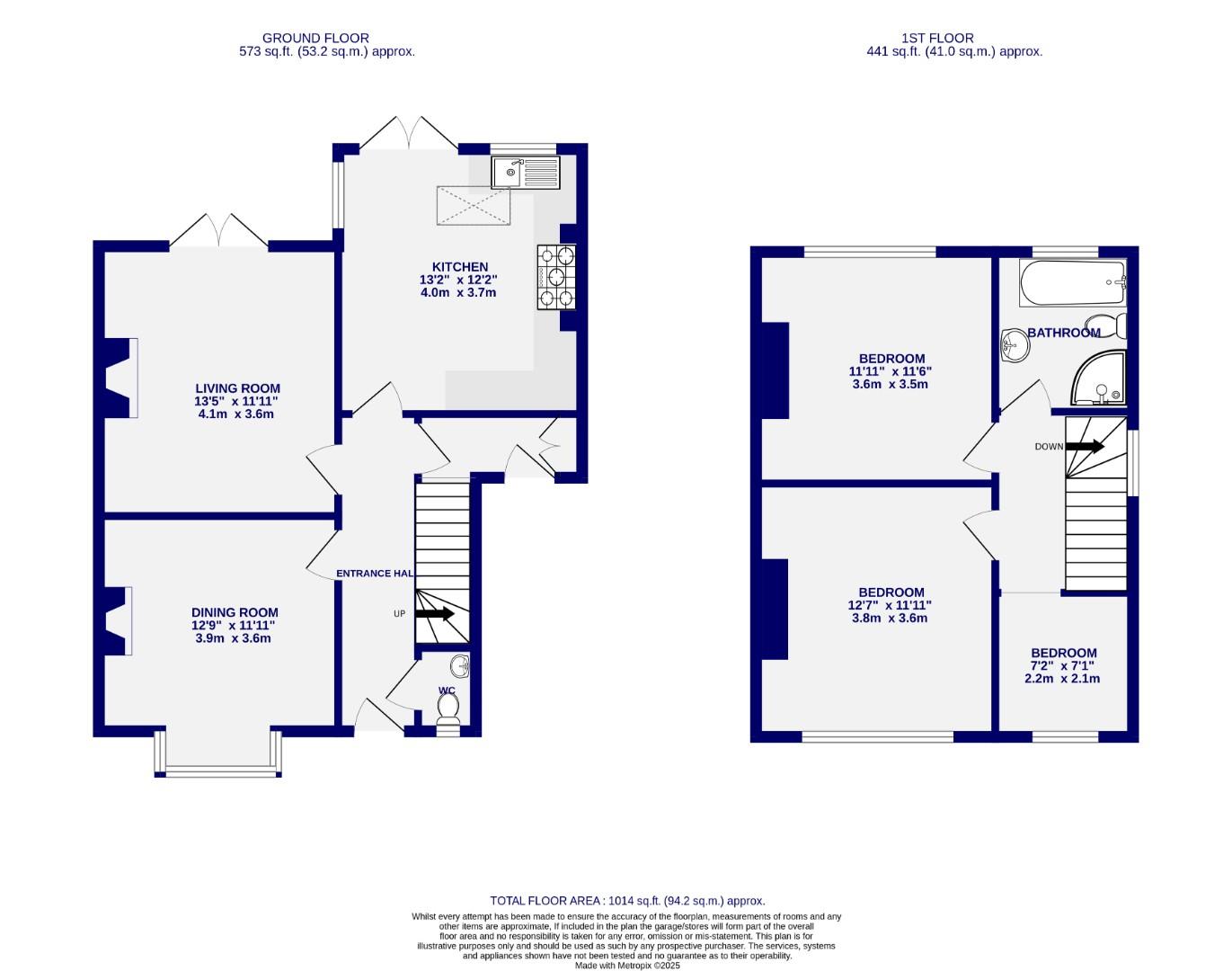 Floorplans For Slingsby Grove, York
