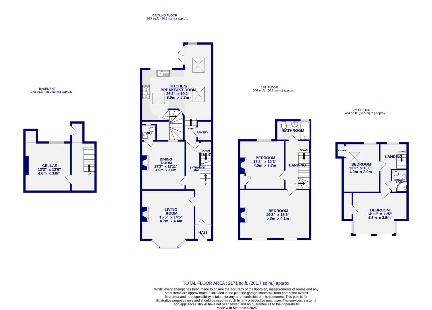 Floorplans For Scarcroft Road, York