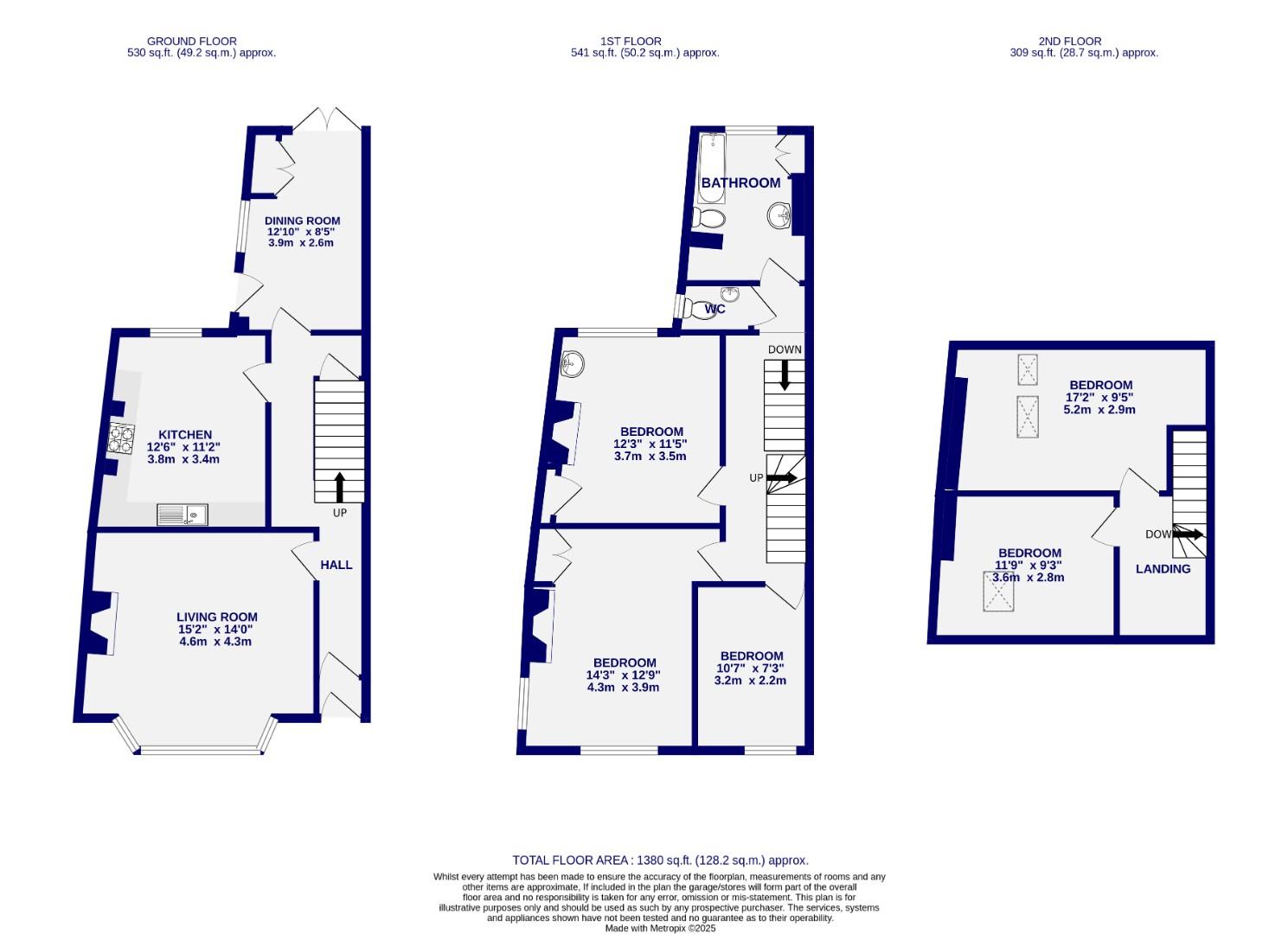 Floorplans For North Parade, Bootham