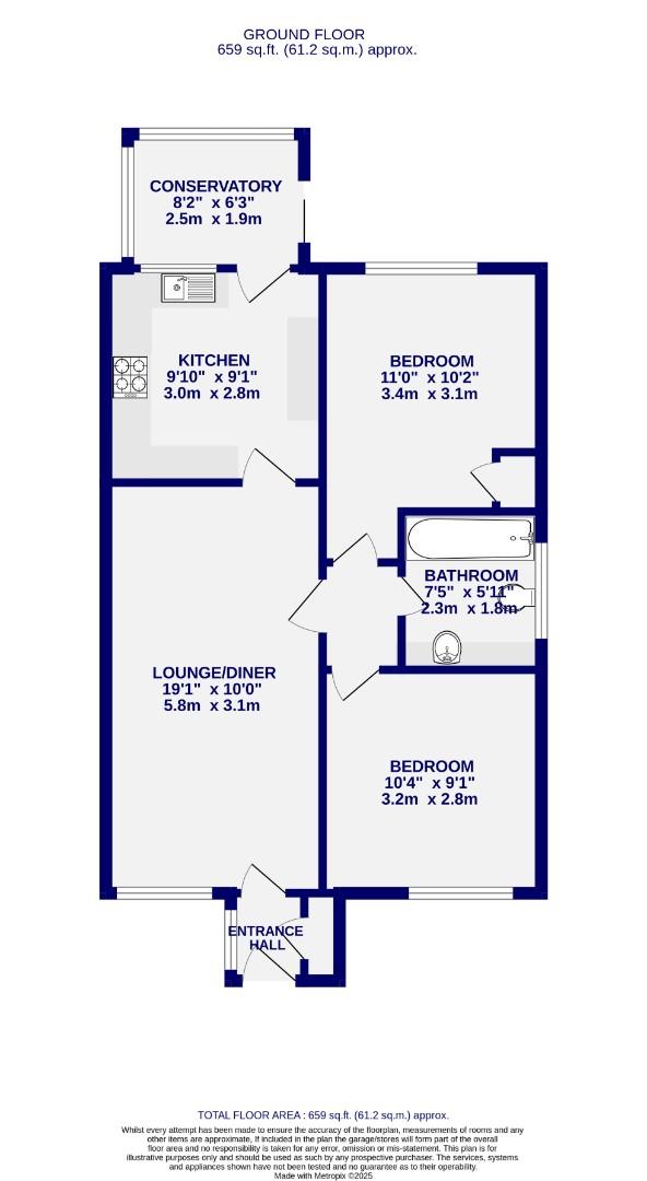 Floorplans For Riverside Close, Elvington, York