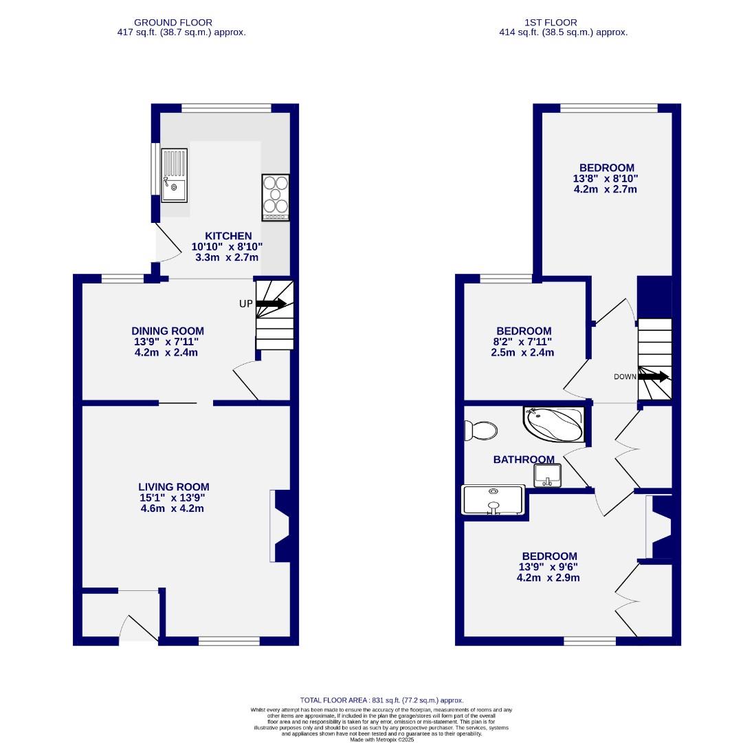 Floorplans For Church View, Bolton Percy, York