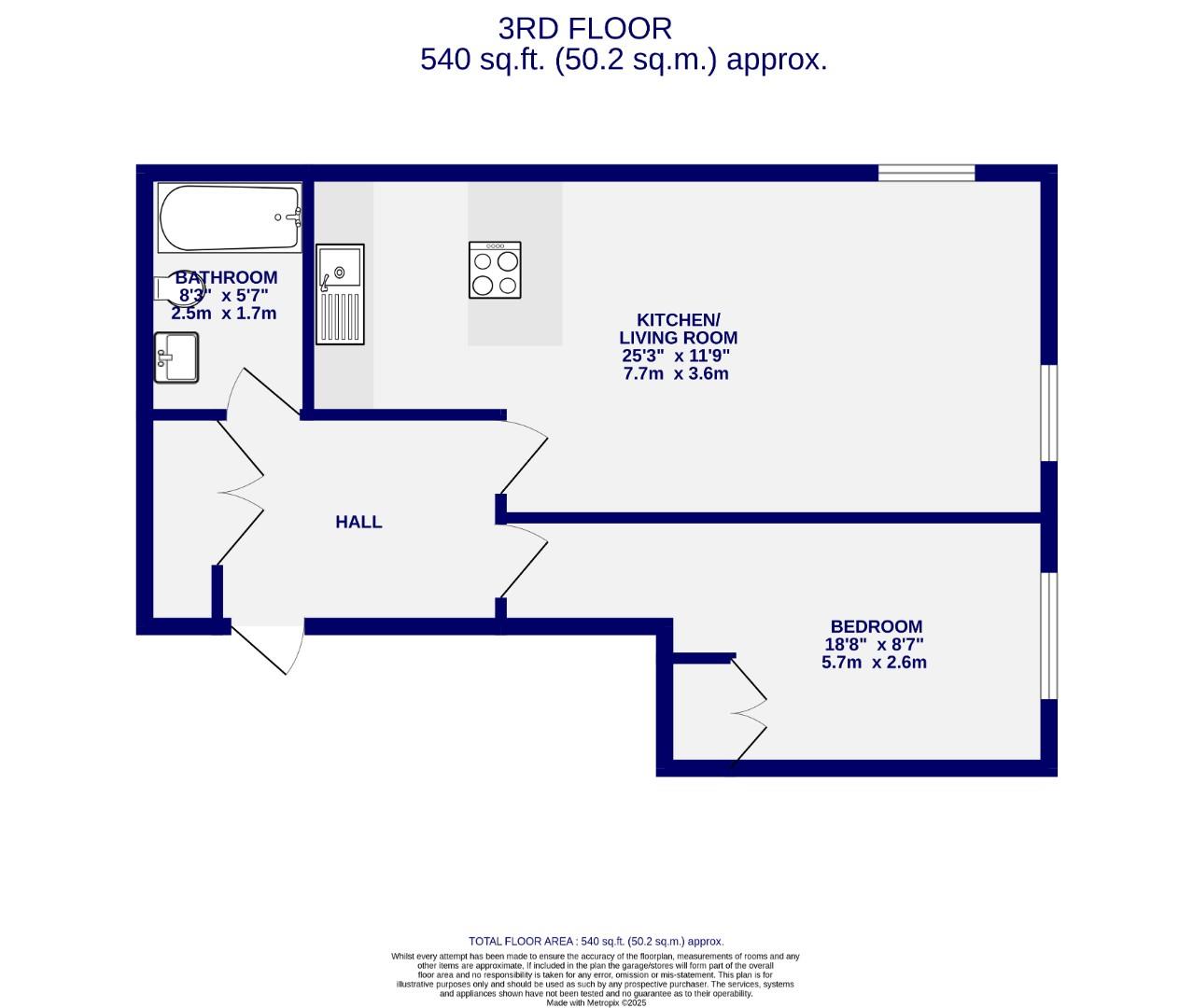 Floorplans For 10 Castle Chambers, Clifford Street, York, YO1 9RG