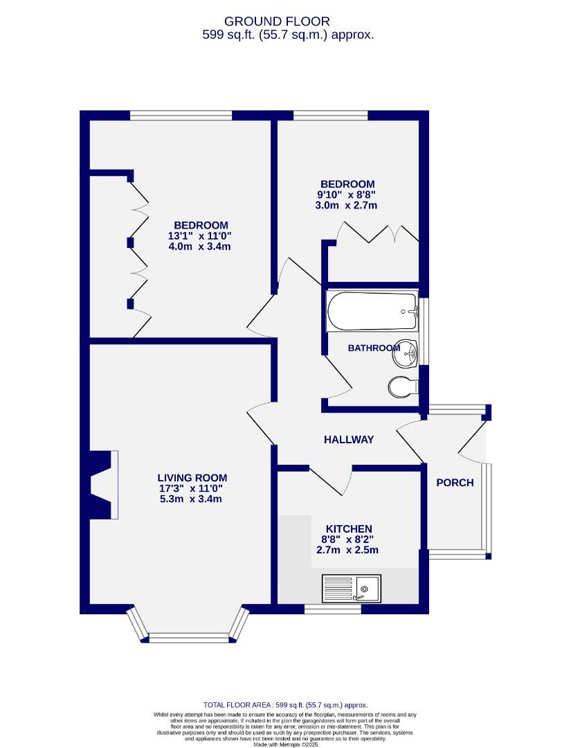 Floorplans For Aldersyde, Tadcaster Road, York