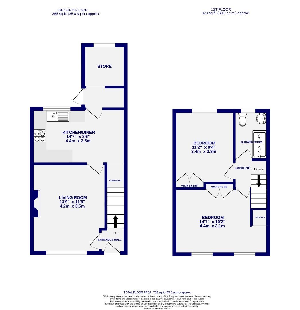 Floorplans For Chapelfields Road, Acomb, York