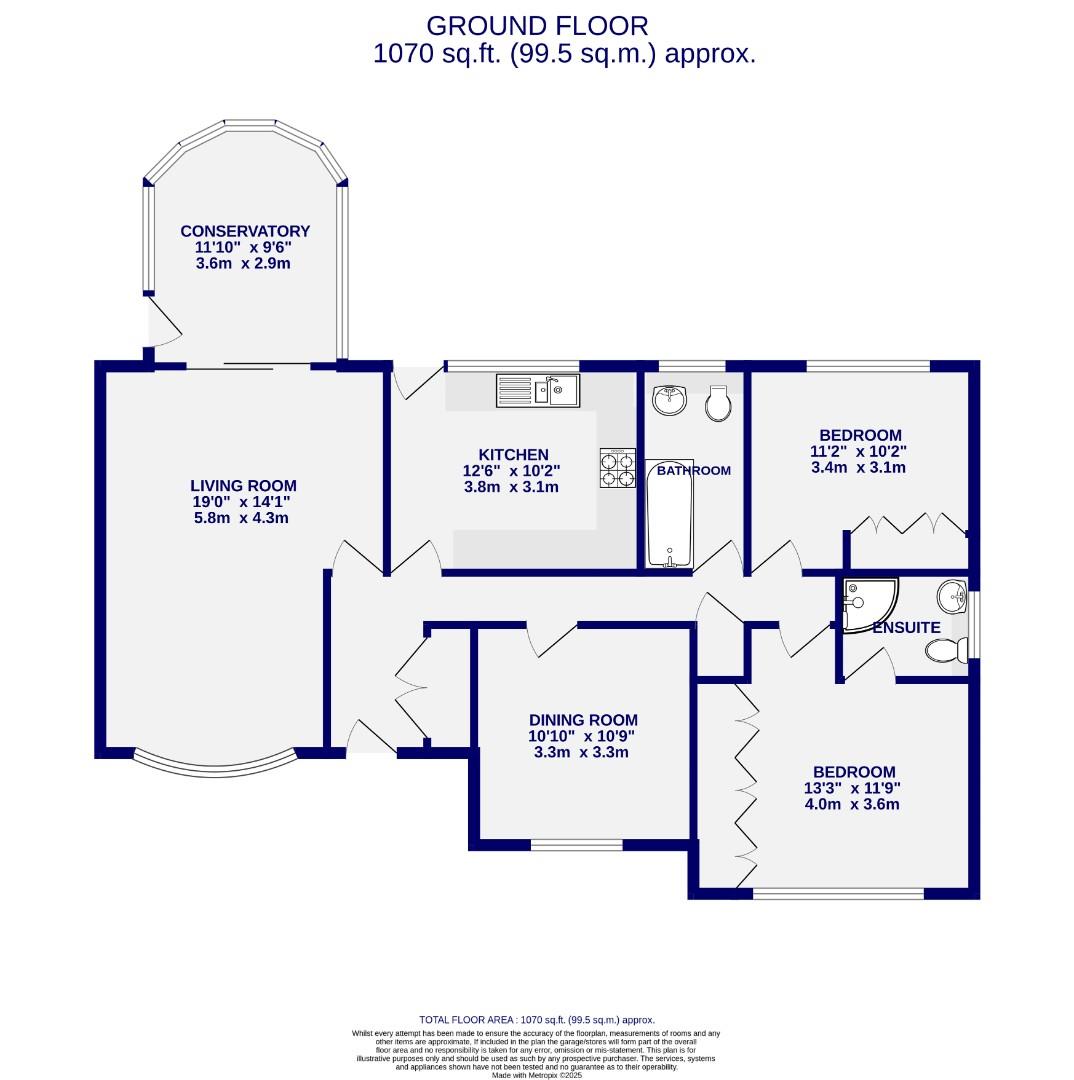Floorplans For Alderley Court, Huntington, York