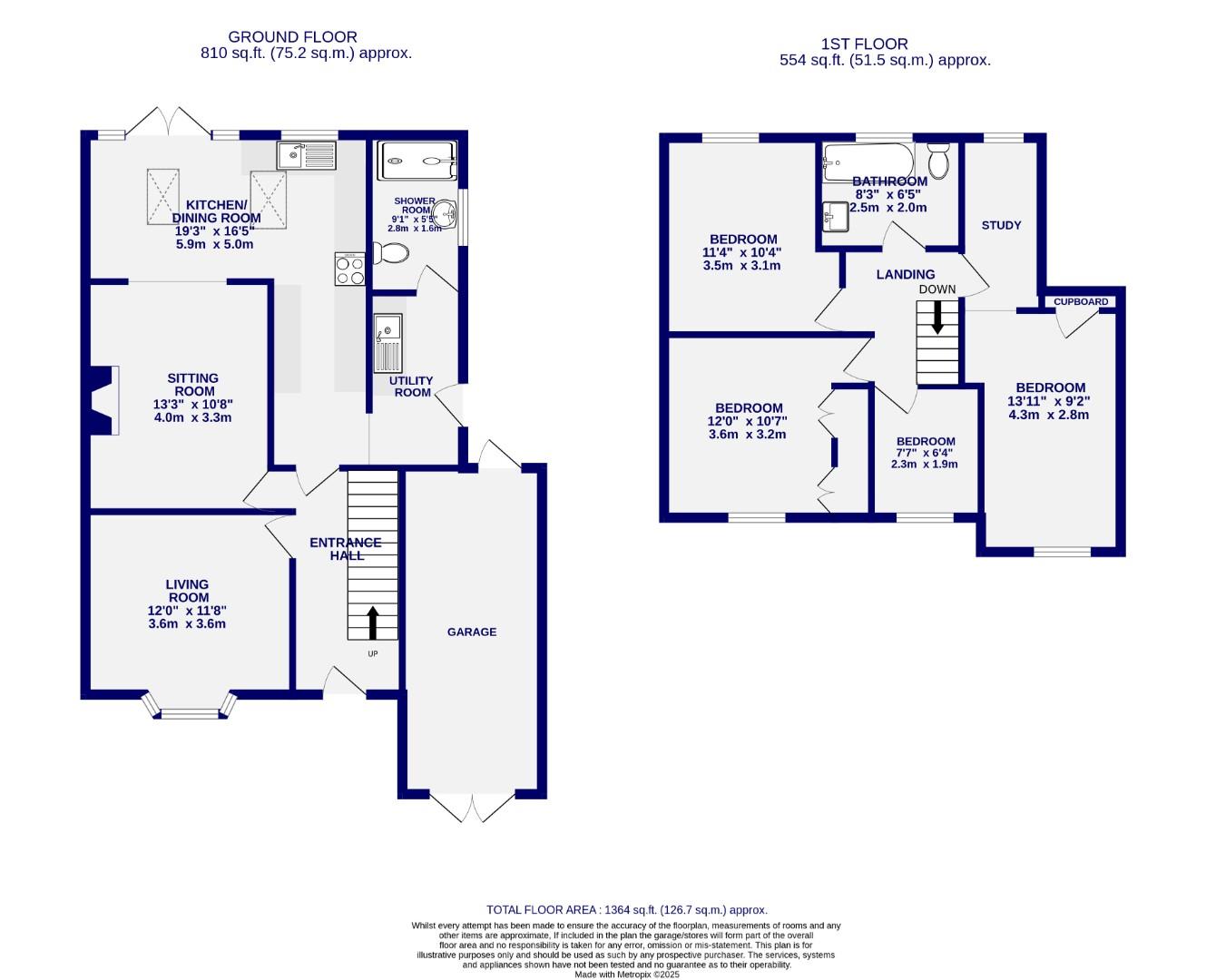 Floorplans For Alwyne Grove, York