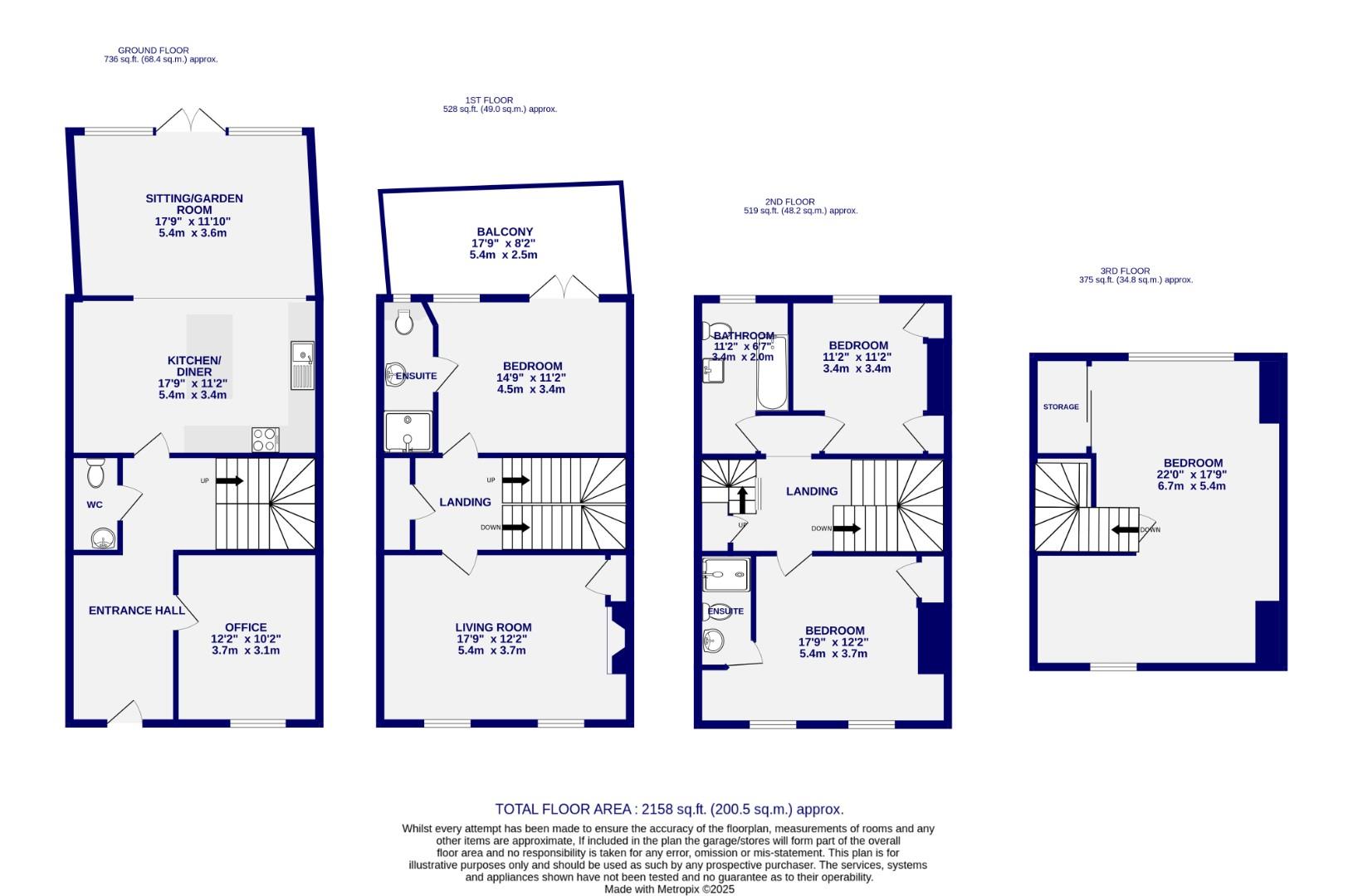 Floorplans For Monkgate, York