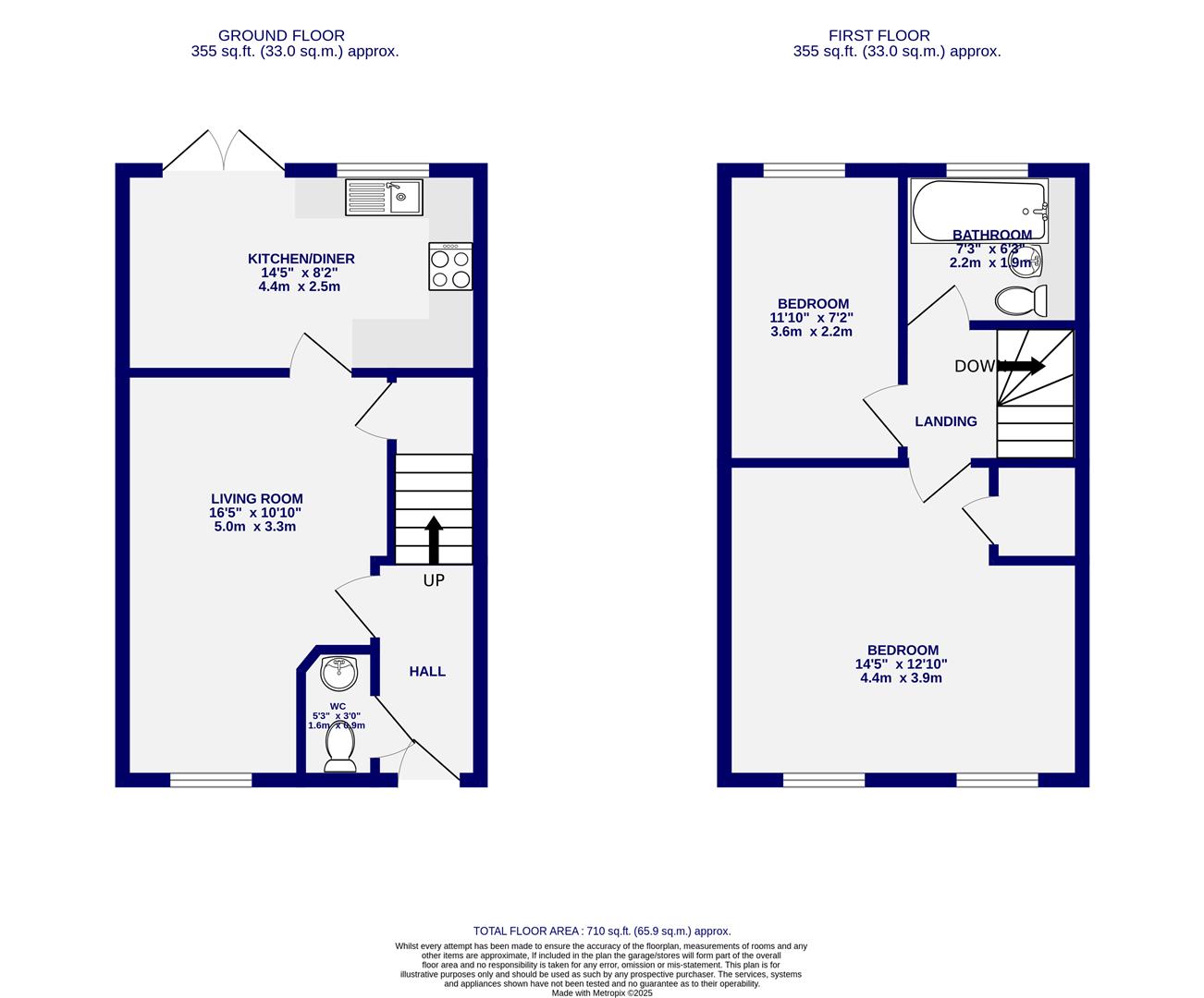 Floorplans For Risedale Drive, Fulford, York