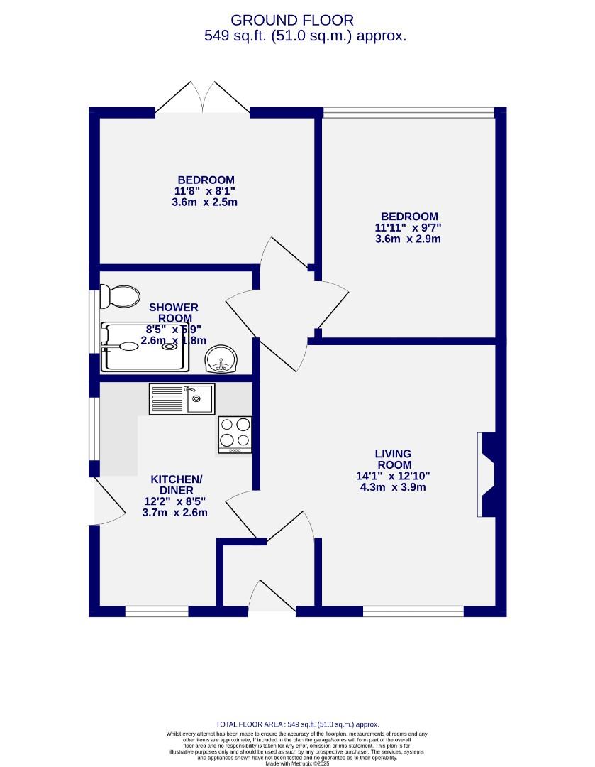 Floorplans For Runswick Avenue, York