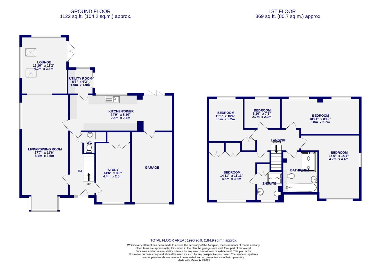 Floorplans For Nelsons Lane, York