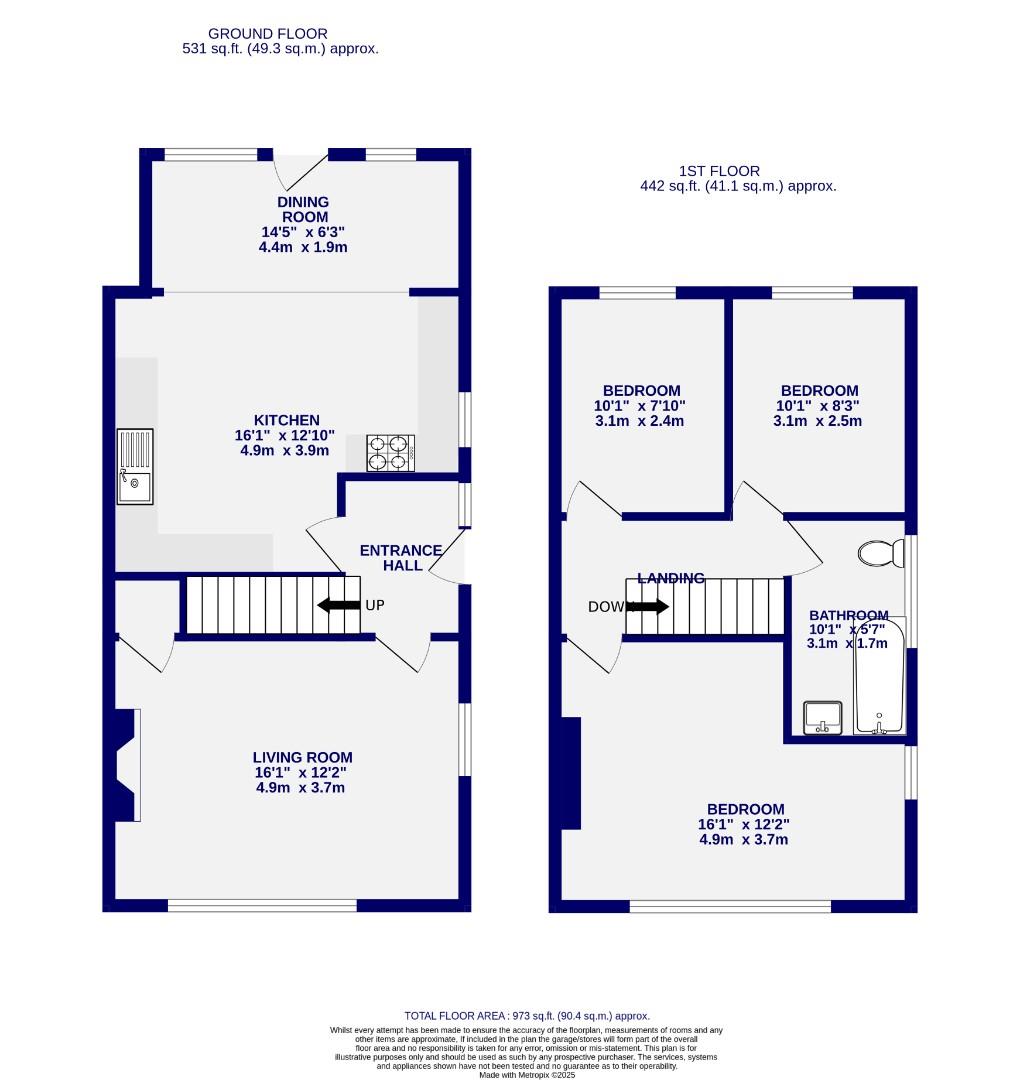 Floorplans For Marston Road, Tockwith, York