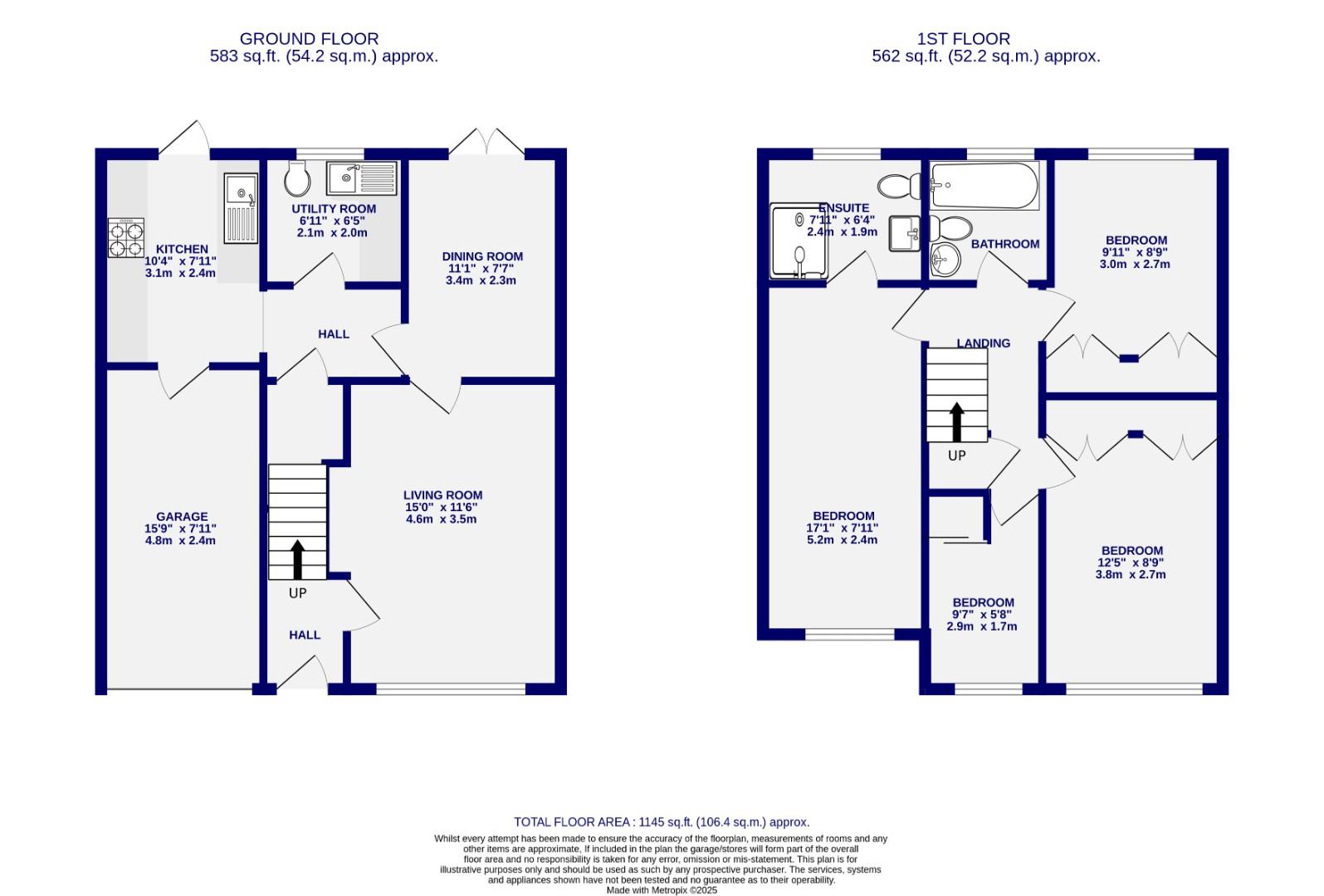 Floorplans For Oak Tree Lane, Haxby, York