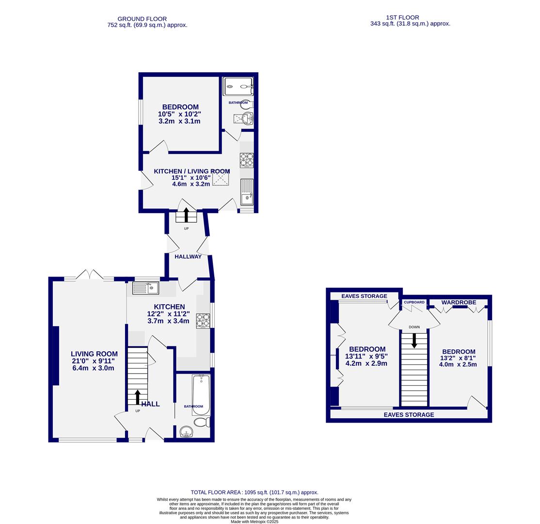 Floorplans For Parkside Close, Acomb, York, YO24 4ET