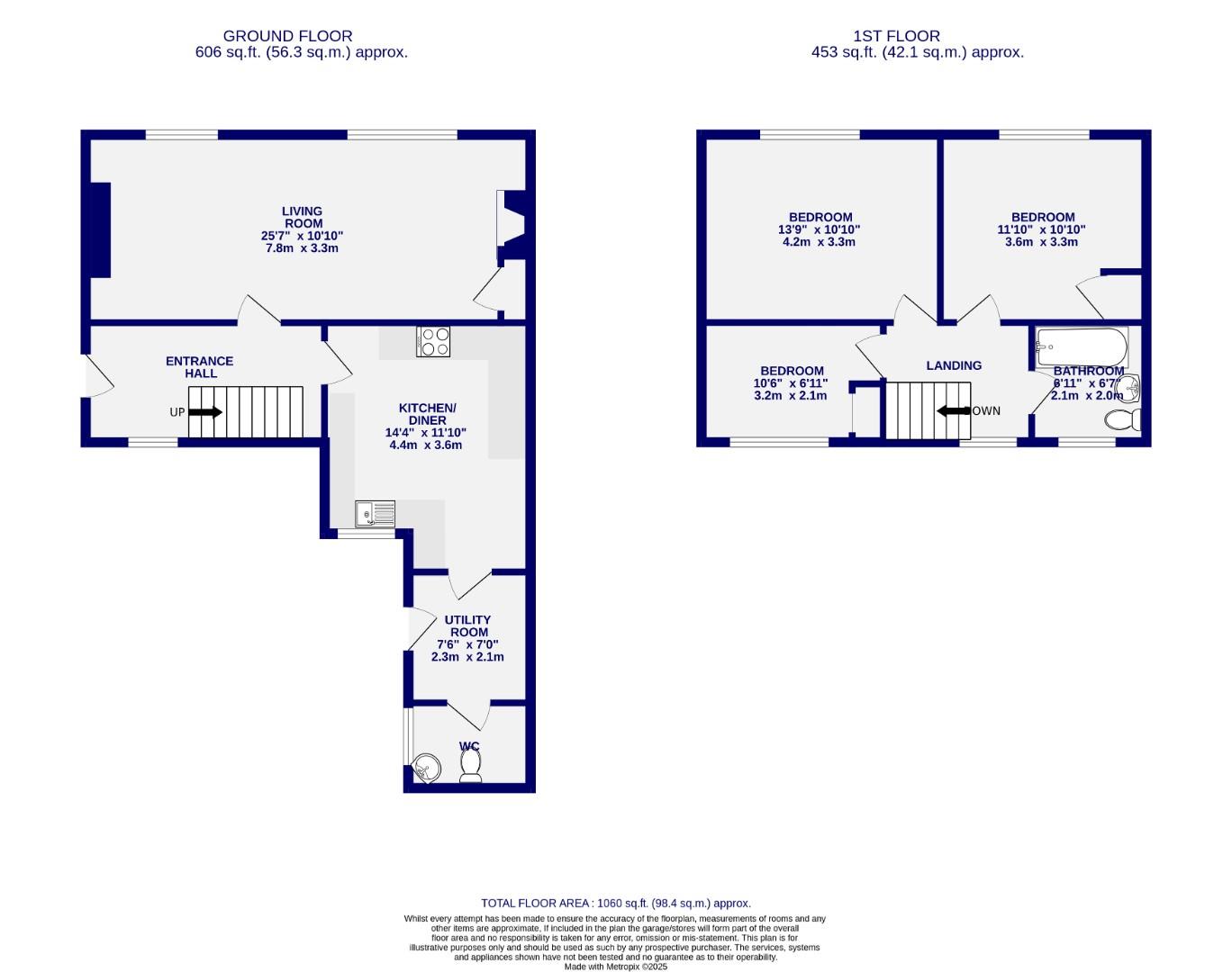 Floorplans For Main Street, Colton, Tadcaster