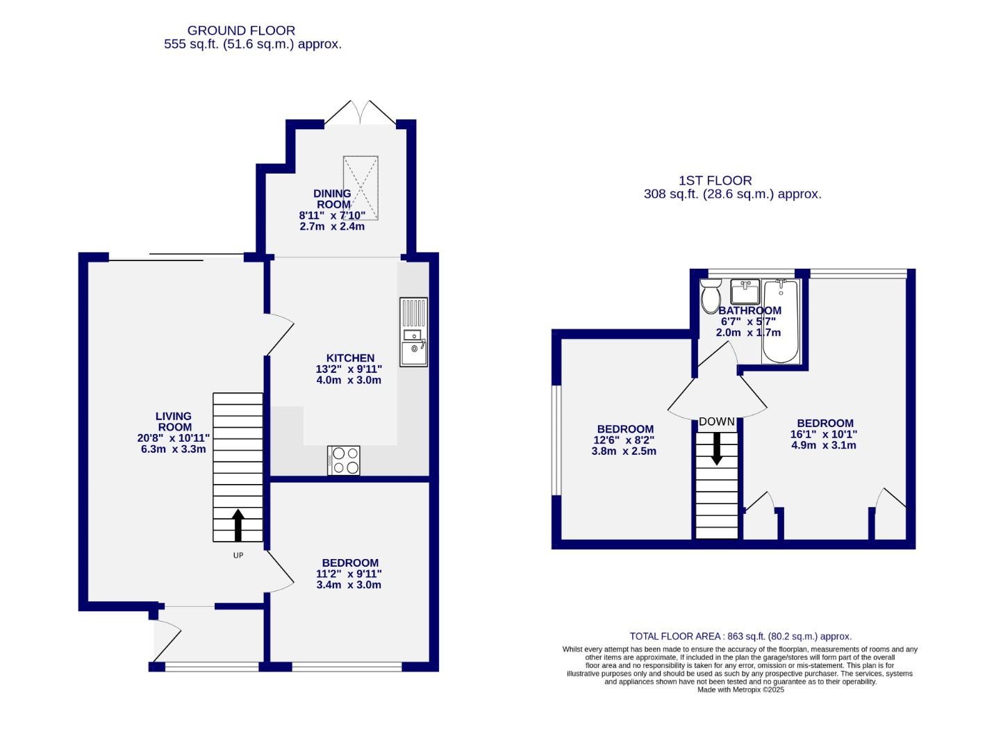 Floorplans For The Limes, Stockton On The Forest, York